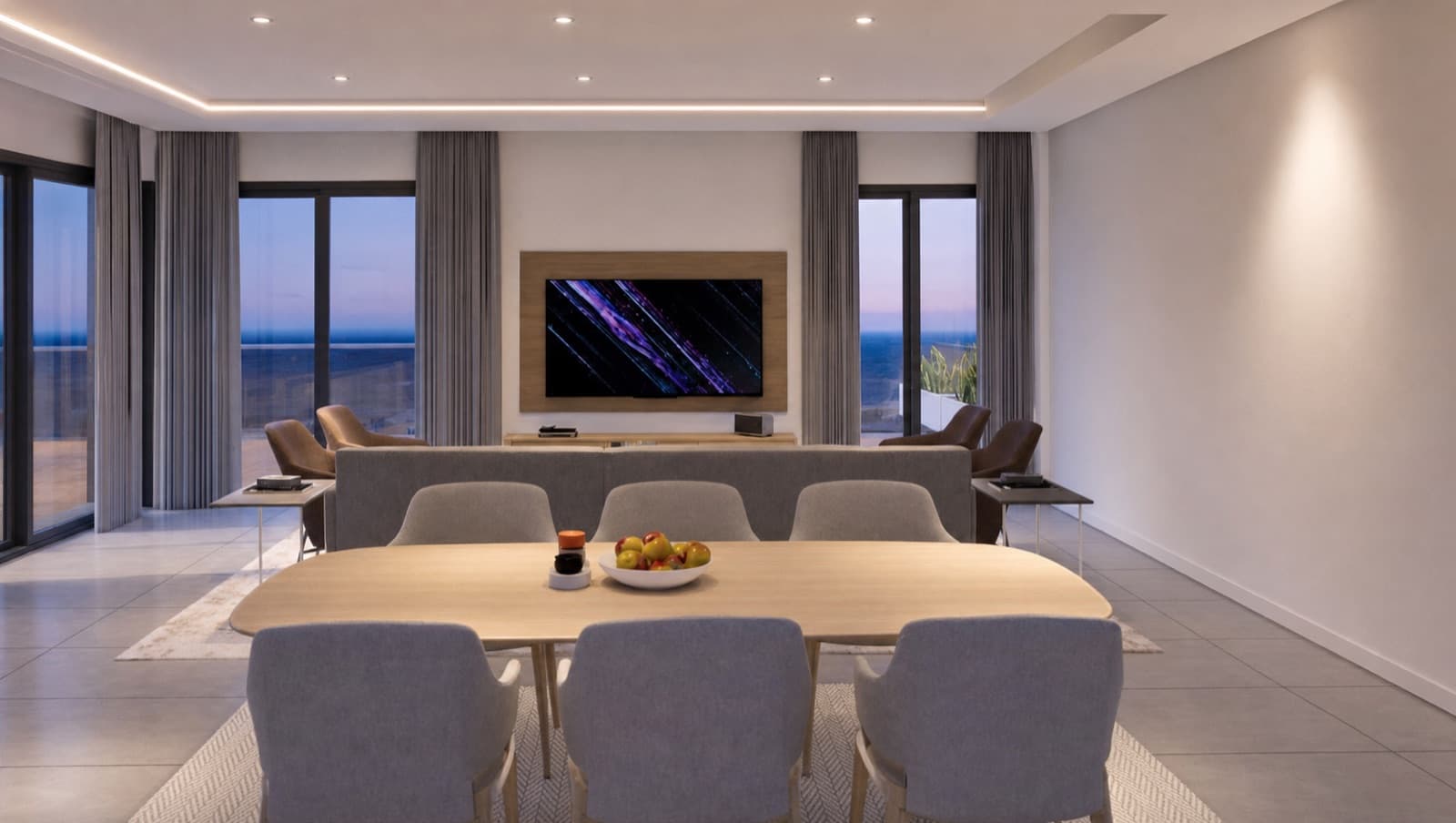 Penthouse interior view 1