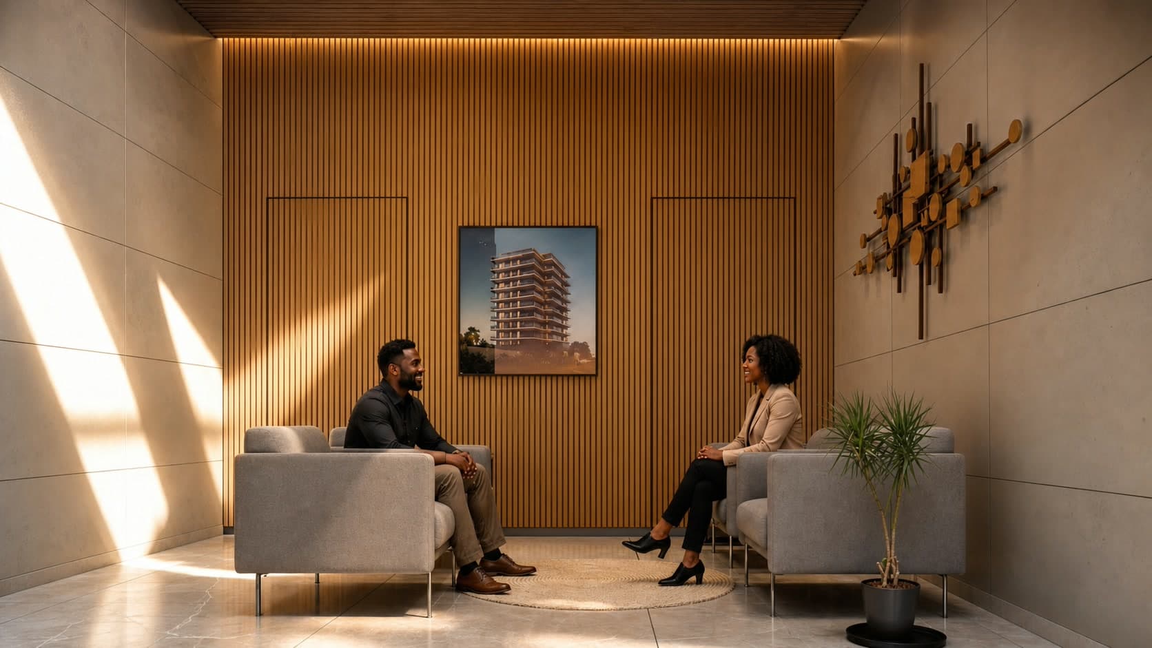 Lobby lounge and concierge