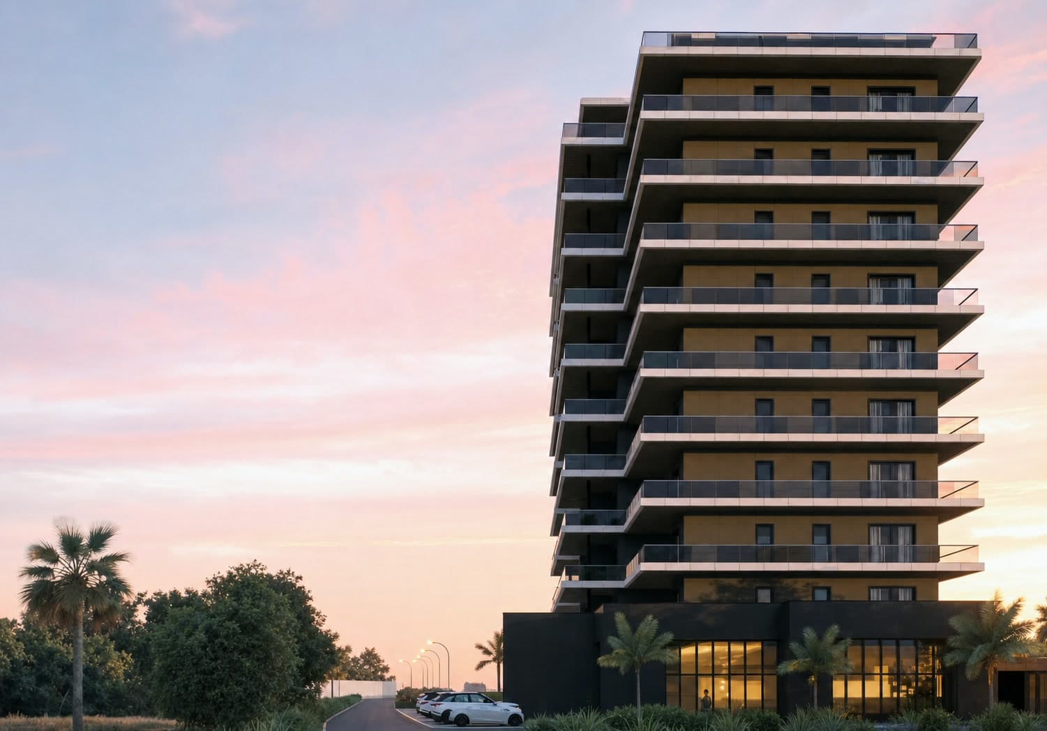 Platinum Tower: eleven storeys at Cape Point (artist's impression)