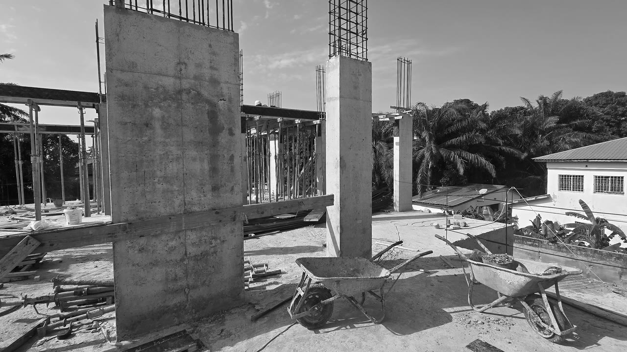 Columns rising on the Platinum Tower deck on 17 October 2026
