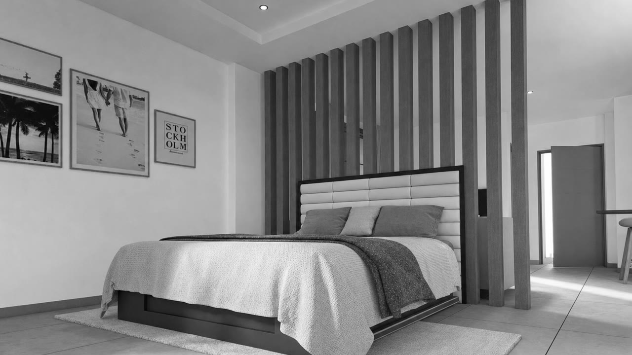 Rendering of a Platinum Tower studio interior
